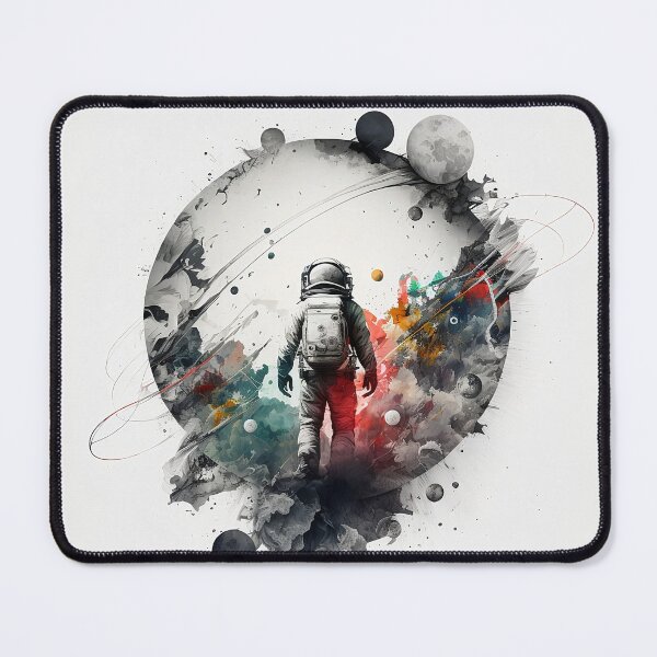 Item preview, Astronaut Entering Space - Epic Composition designed and sold by ByDigitalDream.