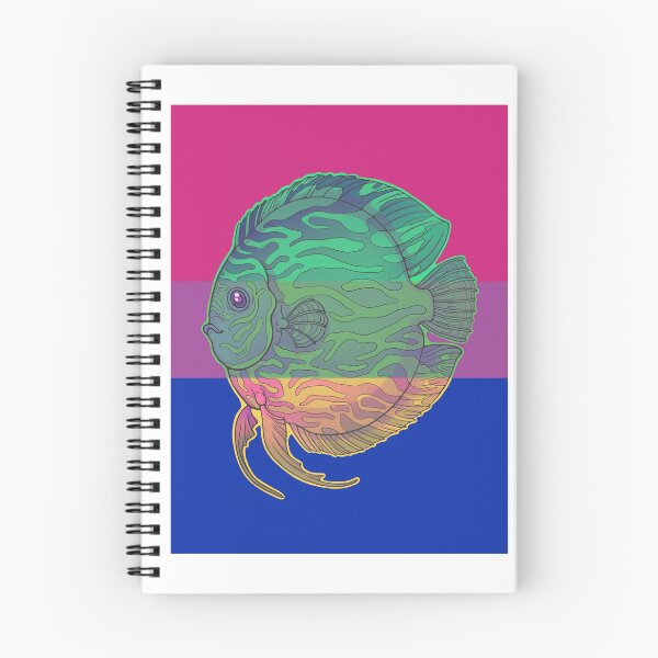Item preview, Discus fish - King of the aquarium - bisexual colours inverted white designed and sold by Puddmuppy.