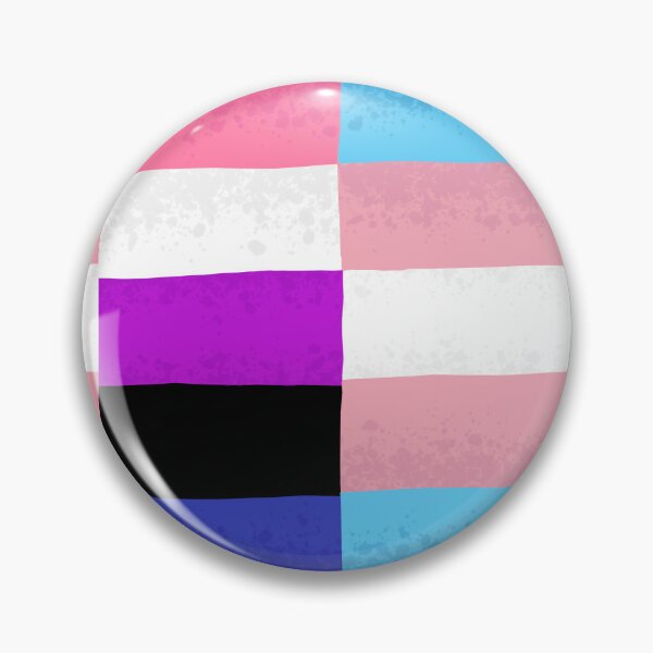 Item preview, Genderfluid Transgender Trans Nonbinary Pride Flag Mashup designed and sold by Spell-the-Bee.