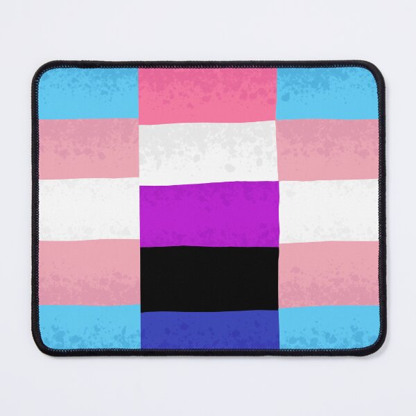 Item preview, Genderfluid Transgender Trans Nonbinary Pride Flag Mashup designed and sold by Spell-the-Bee.