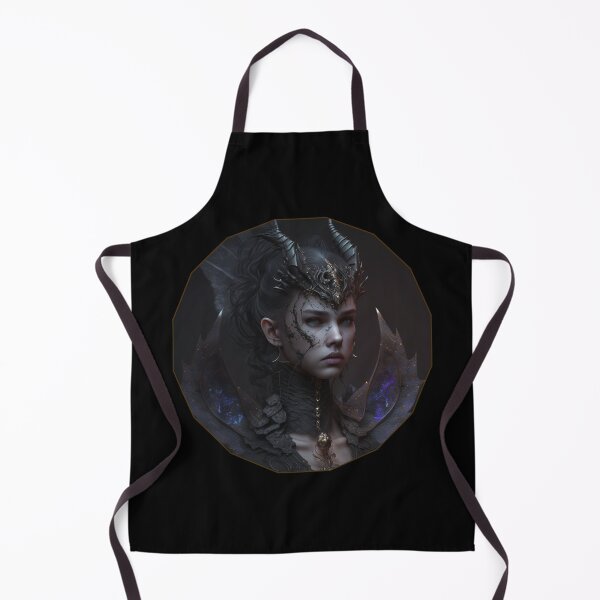 Item preview, Beautiful woman in a black dragon motif. designed and sold by HarriPaloma.