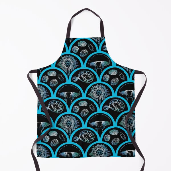 Item preview, Science Print: Fungi Mould Mushroom Spores Yeast (blue) designed and sold by LifeScienceLot.