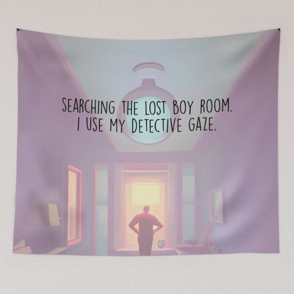 Item preview, searching the lost boy room. designed and sold by Bethan Rose Studio.