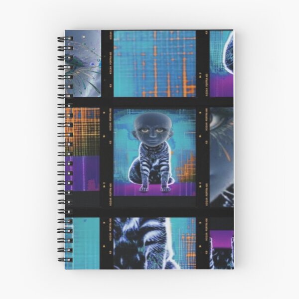 Item preview, cyberpunk mutant  cat with a human-shaped head  designed and sold by Cyberomiz.