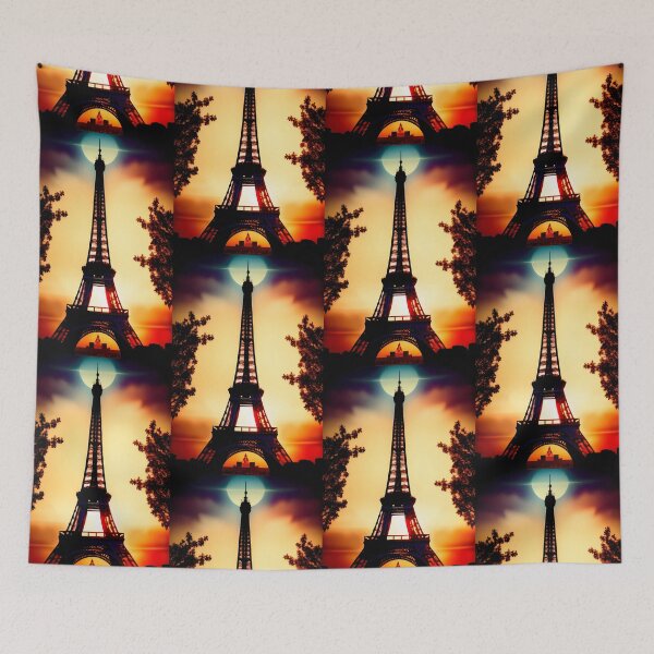 Item preview, Capturing the Iconic Eiffel Tower in Stunning Artwork designed and sold by brilliant-com.