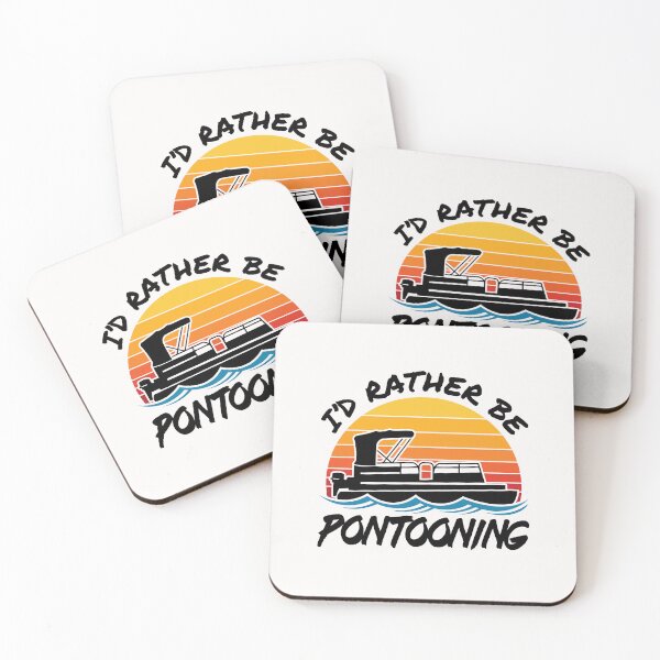 Item preview, I'd Rather Be Pontooning  designed and sold by jaygo.