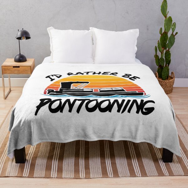 Item preview, I'd Rather Be Pontooning  designed and sold by jaygo.