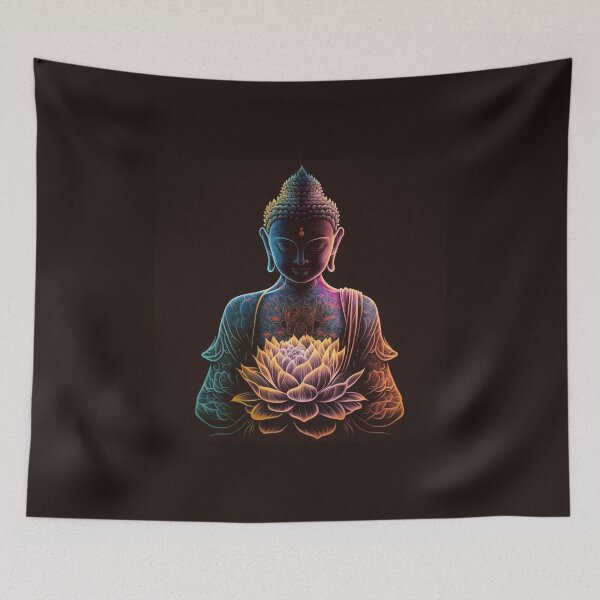 Item preview, Discover the Serenity of AI Generated Buddha Artwork designed and sold by RetComly.