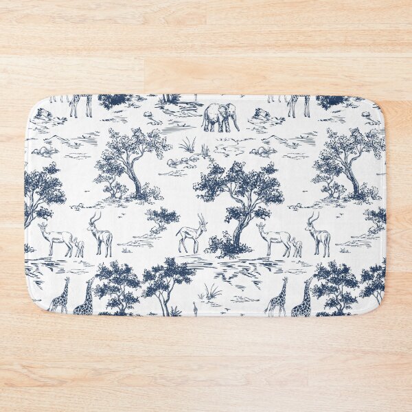Item preview, African landscape savannah toile de jouy designed and sold by Milatoo.