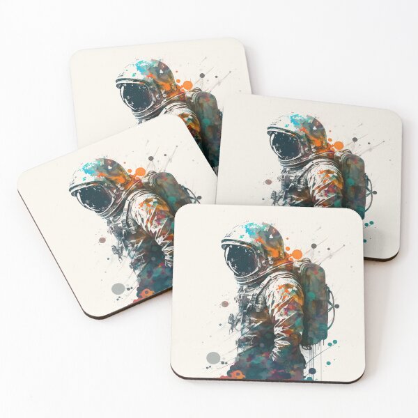Item preview, Badass Astronaut - Colorful Composition designed and sold by ByDigitalDream.