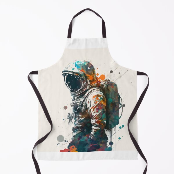 Aperçu de l'œuvre Badass Astronaut - Composition colorée créée et vendue par ByDigitalDream.