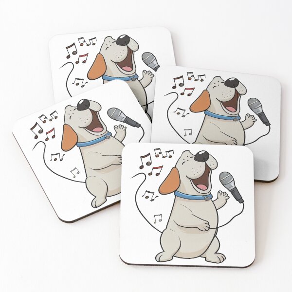 Item preview, dog is singing designed and sold by alnamla.