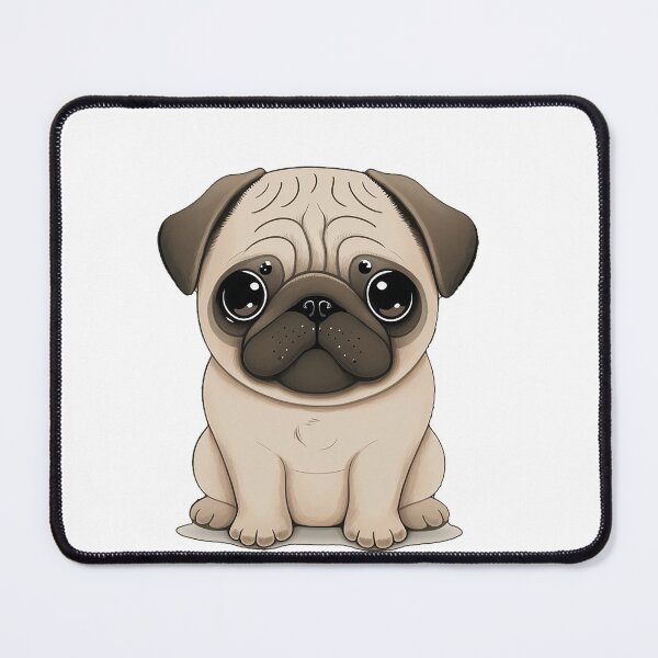 Item preview, Adorable pug puppy designed and sold by SnarkyCoffee.