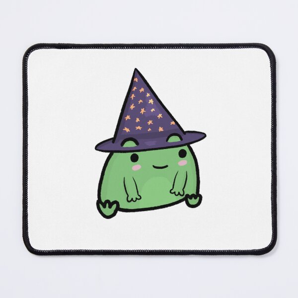 Item preview, magician frog with a wizard hat designed and sold by sticky-turtle.