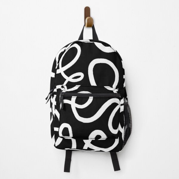 Item preview, Squiggle Pattern, Black and White designed and sold by OneThreeSix.