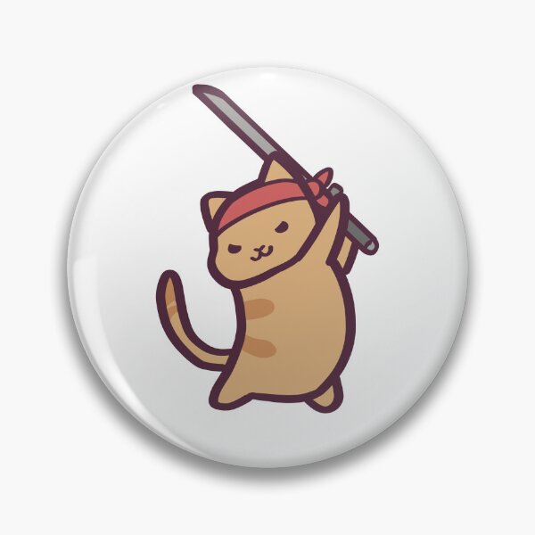 Item preview, Catana - A Cat With a Katana designed and sold by ThumboArtBumbo.