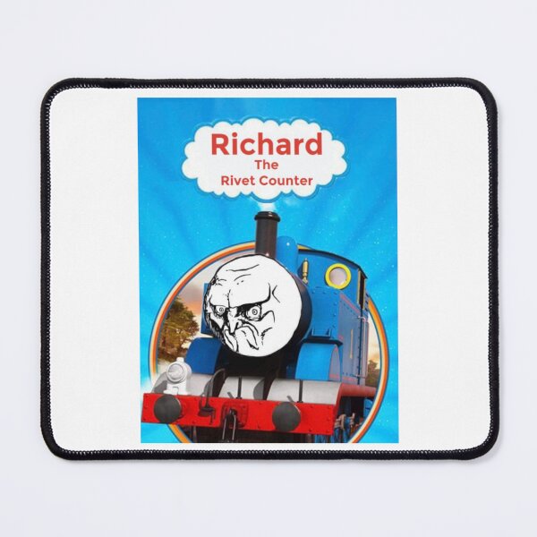 Item preview,  Railway Modeller Thomas The Tank Parody Richard The Rivet Counter designed and sold by Funtimedesign.