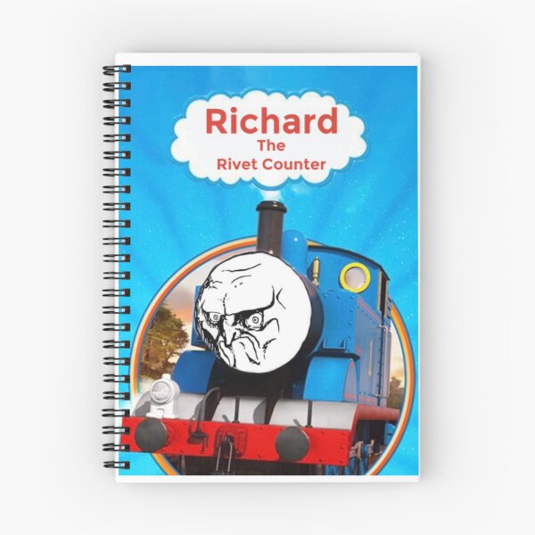 Item preview,  Ferrocarril Modeller Thomas The Tank Parodia Richard The Rivet Contador designed and sold by Funtimedesign.