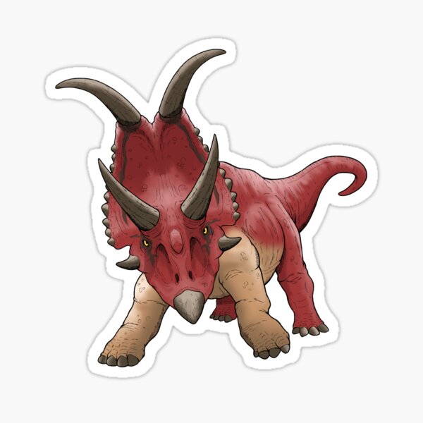 Bi-ceratops Dinosaur Sticker – Maple Layne Market