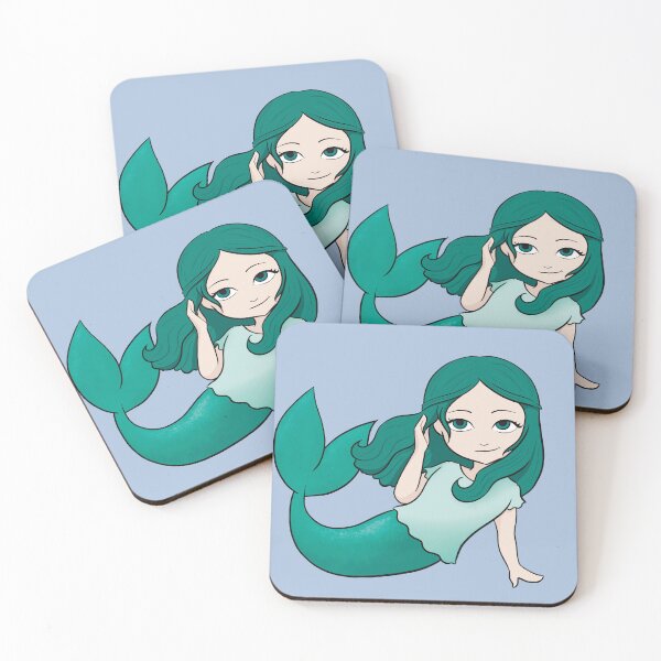 Item preview, Teal Mermaid - Variation 1 designed and sold by RoseActress.
