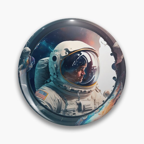 Artikelvorschau, Astronautenporträt – realistische Komposition entworfen und verkauft von ByDigitalDream.