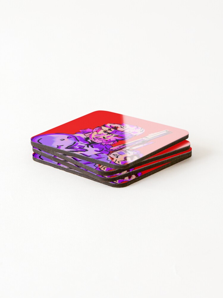 Thumbnail 4 of 5, Coasters (Set of 4), Solid Snake designed and sold by Neotokyo2020.
