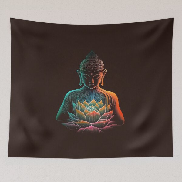 Item preview, Get Inspired with Our Unique AI Generated Lotos and Buddha Art designed and sold by RetComly.