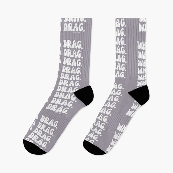 Item preview, What a drag, grey, gray, v3 | @lilsboobthangs designed and sold by lilsboobthangs.