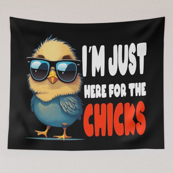 Item preview, Copy of Copy of Im Just Here For The Chicks Cute Easter Design designed and sold by Animal-ink.