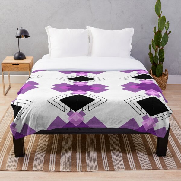 Item preview, GRAPHIC PURPLE DESIGN, BLACK ORIGINAL TRIANGLE, SQUARE designed and sold by Lifelove40.