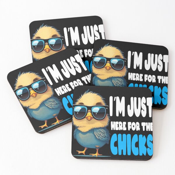 Item preview, Copy of Im Just Here For The Chicks Cute Easter Design designed and sold by Animal-ink.