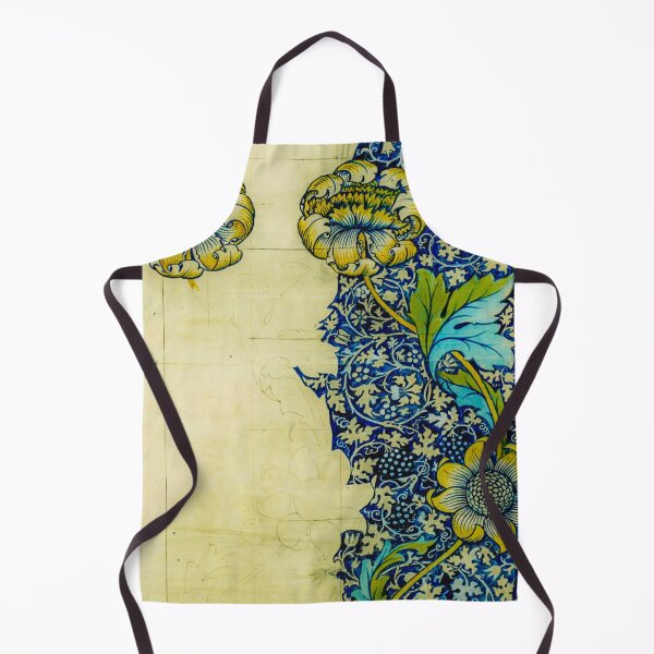 Item preview, blue yellow green floral pattern designed and sold by JD369.