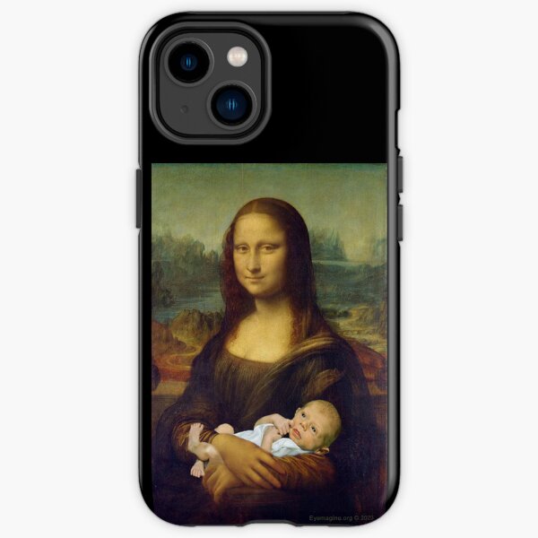 Mona Lisa and Child iPhone Tough Case