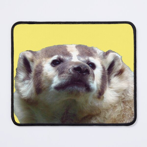 Item preview, Fred the American Badger (yellow background) designed and sold by PowerfulPhotos.