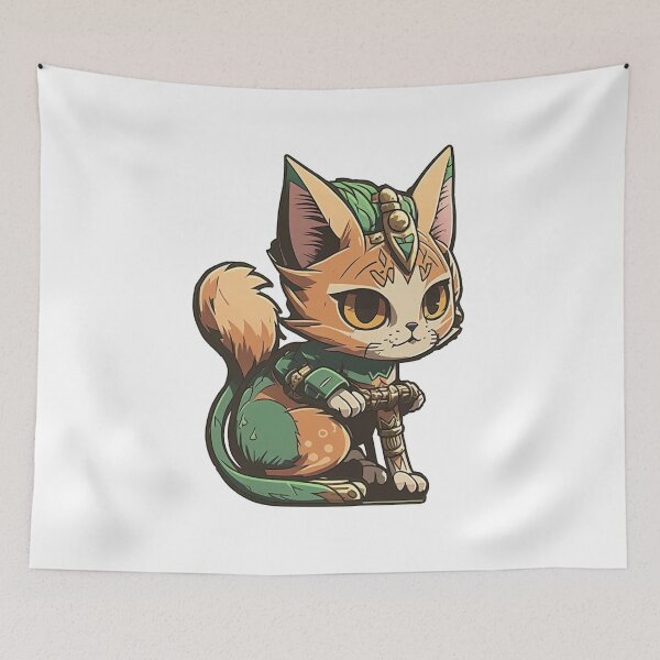 Item preview, Hylian Cat designed and sold by R-Digits ⭐⭐⭐⭐⭐.