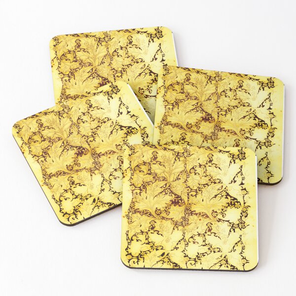 Item preview, yellow floral pattern designed and sold by JD369.