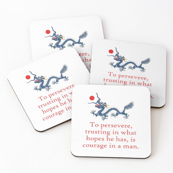 Item preview, To Persevere Trusting In What Hopes - Perseverance Quote designed and sold by CrankyOldDude.
