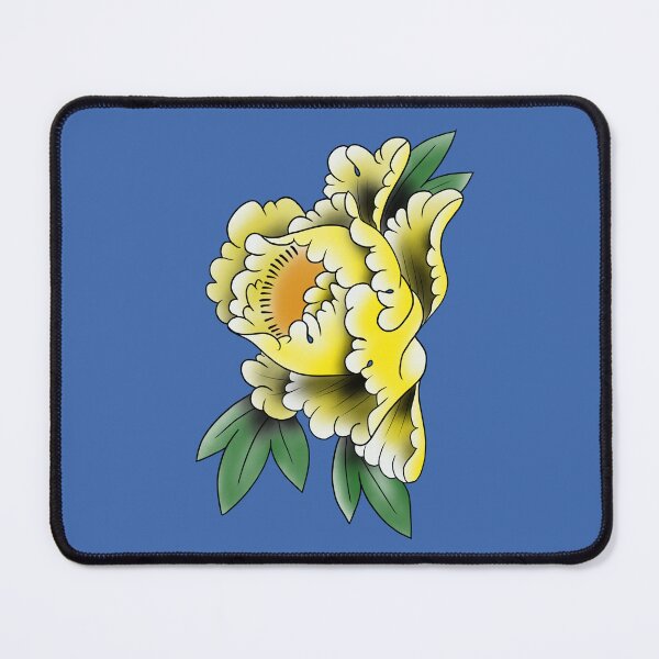 Item preview, Traditional Japanese Yellow Peony designed and sold by Kevin Van Dongen.
