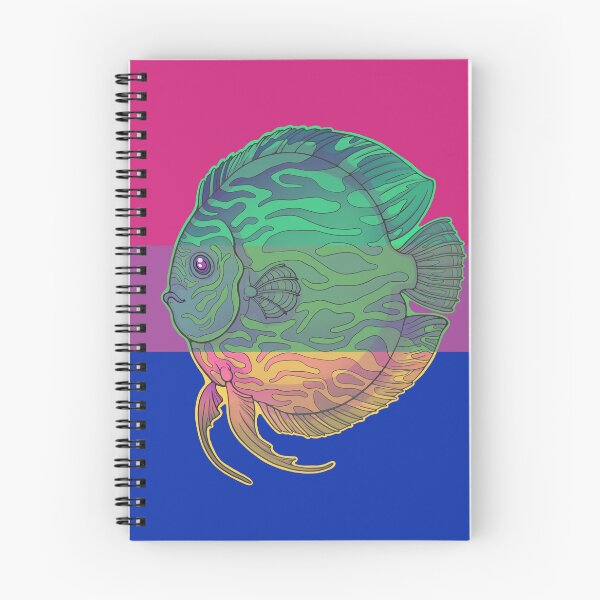 Item preview, Discus fish - King of the aquarium - bisexual colours inverted Black designed and sold by Puddmuppy.