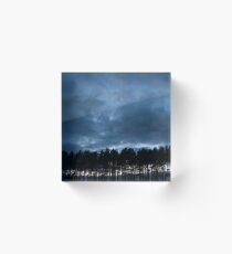 twilight trees Acrylic Block