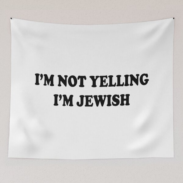 Item preview, I’m Not Yelling, I’m Jewish designed and sold by Moonfy.
