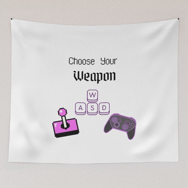 Item preview, Choose Your Weapon Gamer Edition designed and sold by GamesR4Girls.