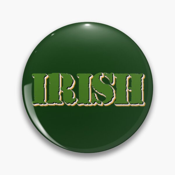 Item preview, IRISH Stencil Green Ireland Saint Patrick's Day design designed and sold by ModSupporters.