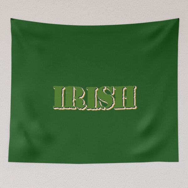Item preview, IRISH Stencil Green Ireland Saint Patrick's Day design designed and sold by ModSupporters.