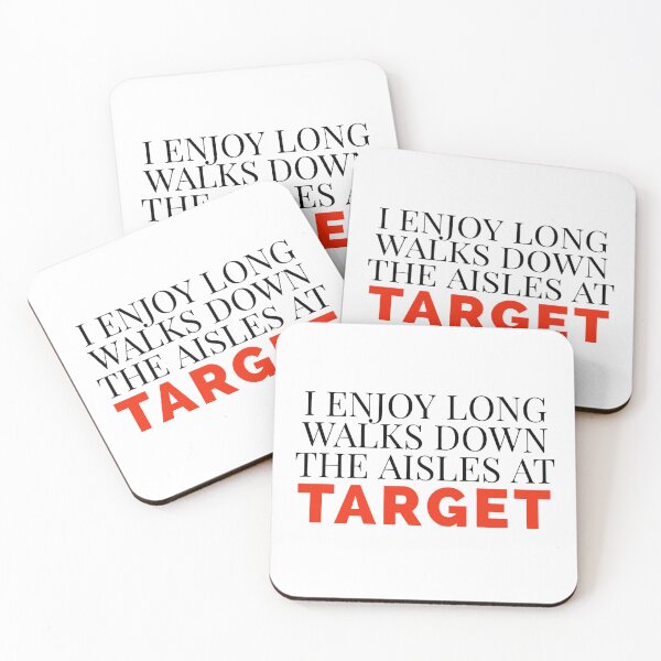 Item preview, I enjoy long walks at Target - funny, shopping designed and sold by Designedby-E.