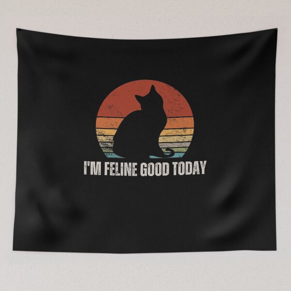 Item preview, Cat puns - I'm Feline Good Today designed and sold by Bluecat93.