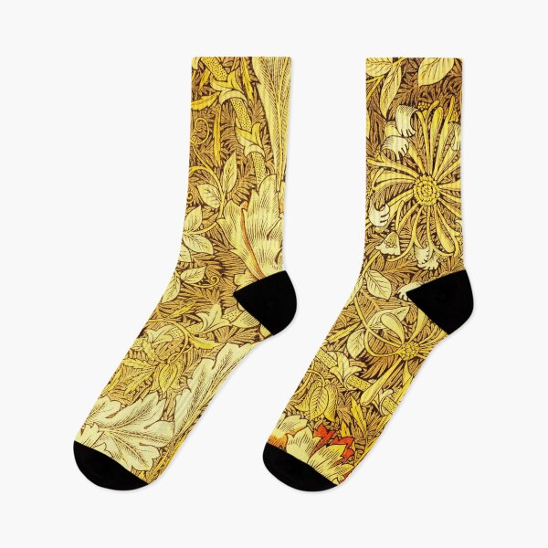 Item preview, yellow golden floral pattern designed and sold by JD369.