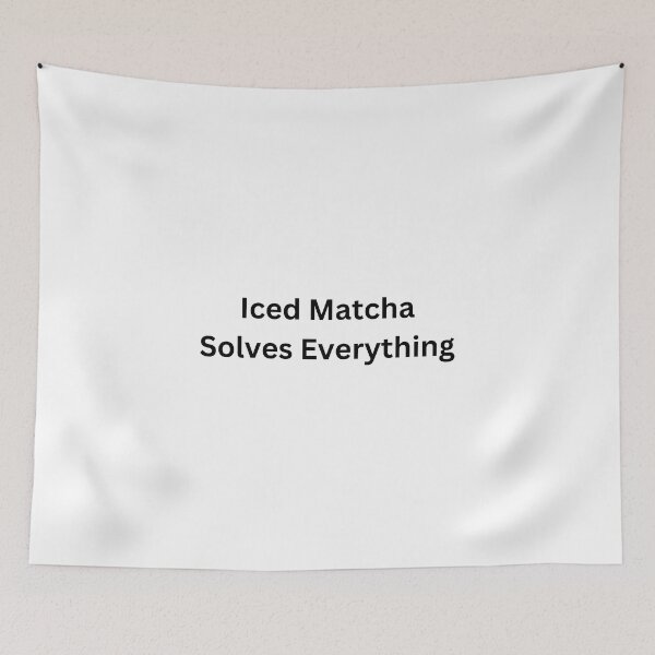 Item preview, Iced Matcha Solves Everything designed and sold by erion-store.