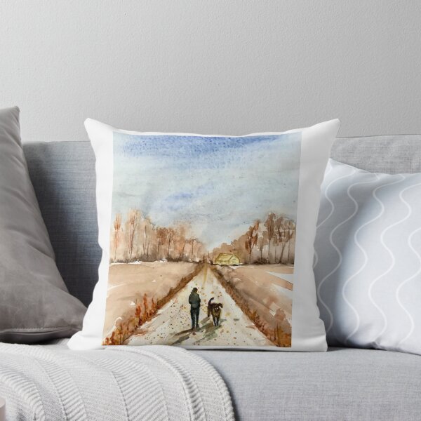 Item preview, Out for a dog stroll designed and sold by watercolorsLiz.