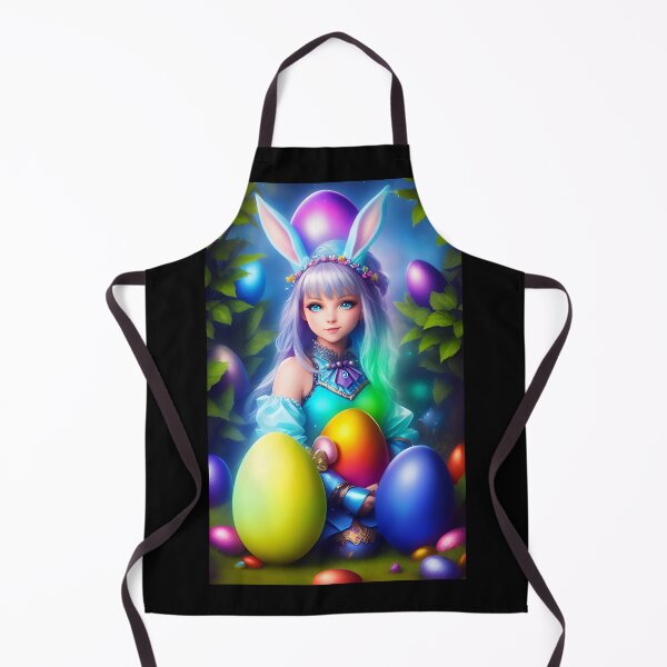 Item preview, Bunny colorful girl designed and sold by Tw1nsAIArt.